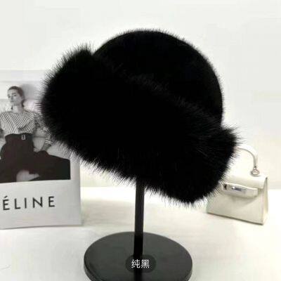 Women's Winter Versatile Mongolian-style Hat, Fashionable Fur Plush Hat, Thickened Warm Winter Fisherman Hat