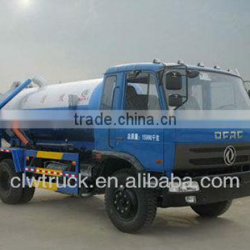 Dongfeng 4*2 vacuum suction truck,9m3 sewage suction truck for sale