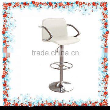 PVC bar stool with armrest