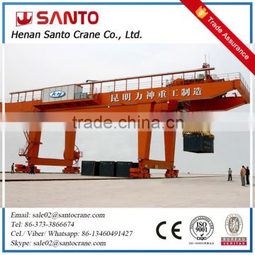 International Standard Steel Structure 20Feet 40Feet 45Feet Shipping Double Girder Container Gantry Crane Price