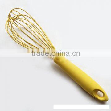 In Stock Food Safety Hand Held Silicone Whisk Egg Whisk Egg Beaters Silicone Hand Mixer Egg Beater photo-2