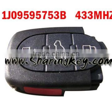 Best quality 3 Button Remote-B(1J09595753B 433MHZ) for vw