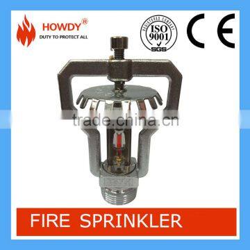 China upright types of ul listed fire sprinkler usage emergency fire