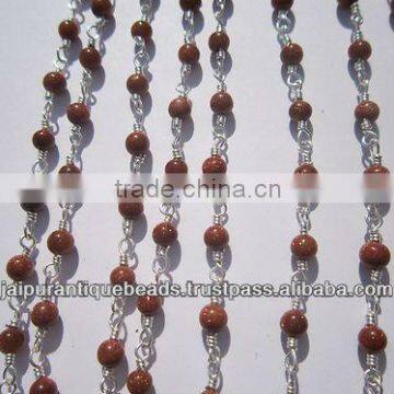 SUNSTONE FANCY SHAPE BEADS GEMSTONE