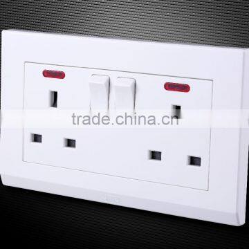 White British 146 Type Eruopean Wall Socket, Industrial Impact Socket photo-2