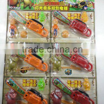 2014 newest plastic toy chainsaw with