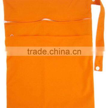 AnAnbay Reusable Baby Cloth Diaper Bags Solid Color Wet Bag photo-2