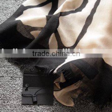 Painting Lotus Print Tassel Brim 2016 Spring Summer Women Hijab photo-5