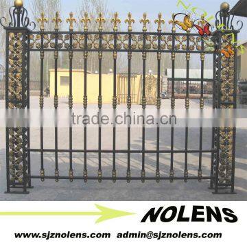 High Quality and Beautiful Wrought Iron Picket Fence for Sale