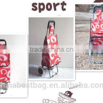 Hot Selling Foldable Trolley Shopping Bag with Chair