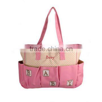 Wholesale Tote One Shoulder Mommy Baby Bag Diaper Bag photo-4