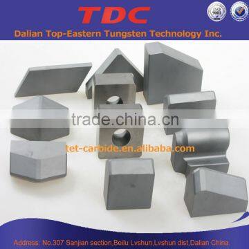 Tungsten carbide tips for shield cutter