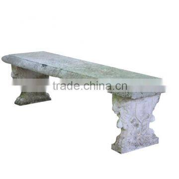 Vintage Carved Patio Furniture Magnesium Oxide Garden Bench