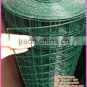 green pvc coating netting / pvc coated wire mesh / garden fence