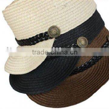 paper straw military hat