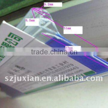 Co-extrued Plastic data holder/ shelf talker/price strip