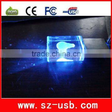 Colorful crystalline High Quality Economy Custom USB 2.0 with your own logo