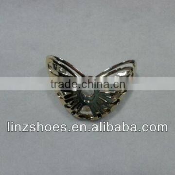 LNZ8024 fashionable TPU gold butterfly toe cap for women and girls high heel shoes