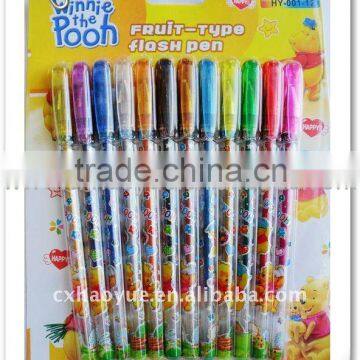 High quality rainbow gel ink pen