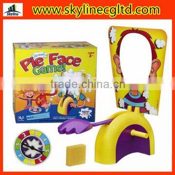 Hot selling pie face toy funny family game pie face game