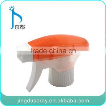 Transparent orange/white trigger sprayer JD-101I 28/410