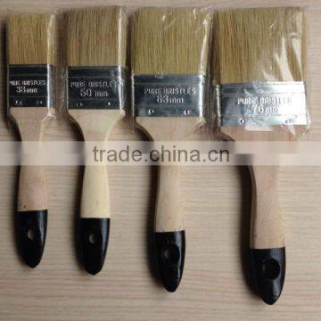 brush wooden handle bristle paint brush