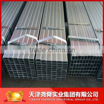 Z60 pregalvanized steel square rectangle tubes hollow section manufacture