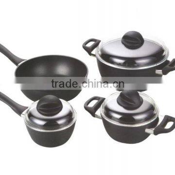 7PCS Cookware Set Nonstick Coating Interior C1131