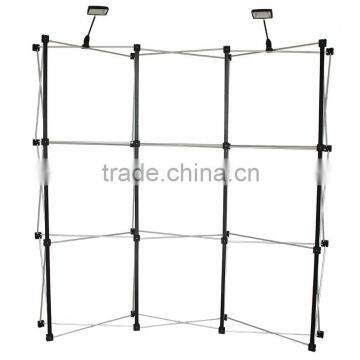 Suzhou Factory Portable and folding trade show advertising aluminum pop up display stand