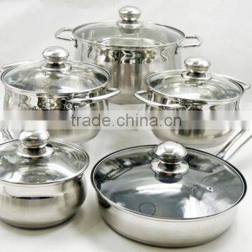 Belly Shape Satin Polished Stainless Steel Sauce Pan With Tube Handles and Induction Bottom photo-4