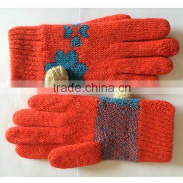 adult cotton Printing knitted gloves