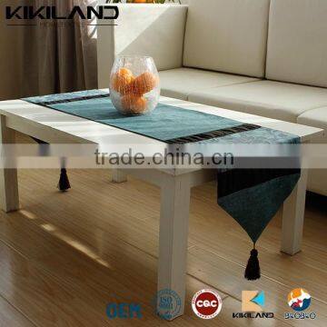 2015 New Designed Plain Restaurant Table Flag Tassels Table Runner