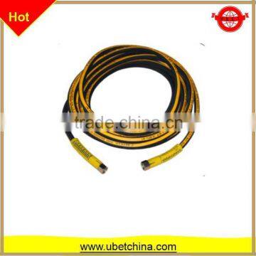 Alibaba DN 8 with linen surface for 55# / 580# washing / cleaning machine high pressure wire braided rubber hose