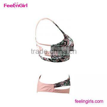 Pink Fashion Vintage Polka Dot High Waist Bikini