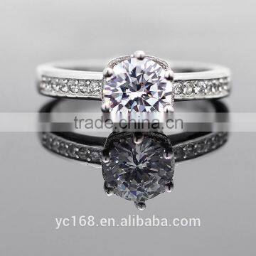 2016 Fashion Jewelry Type 925 Sterling Silver Wedding Rings Jewelry From India photo-3