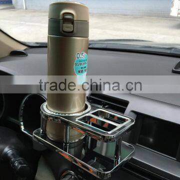 Car Drink Holder with Tray and LED Light car Air Vent