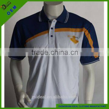 2015 fashion men's short sleeve sublimation polo shirt