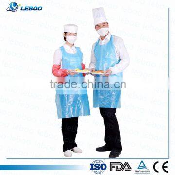 Hot sale Disposable plastic apron for food processing