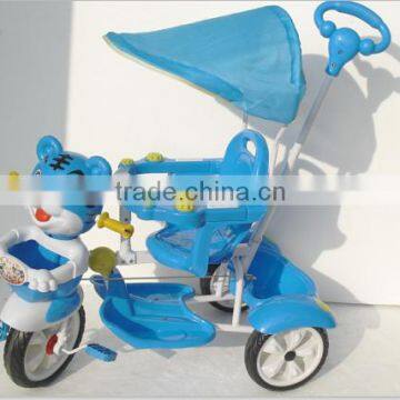 Kids sun cover tricycle, baby tricycle stroller, good quality baby tricycle with more functions