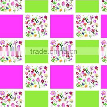 Colorful Macarons Design Non-woven Backing PVC Table Cloth photo-2
