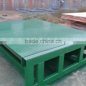 8 T load loading dock ramp leveler steel trailer ramp