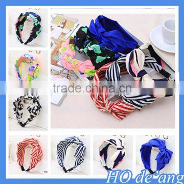 Korean girls headbands chiffon cloth ladies temperament large bow fashion hairpin headwear hairband MHo-88