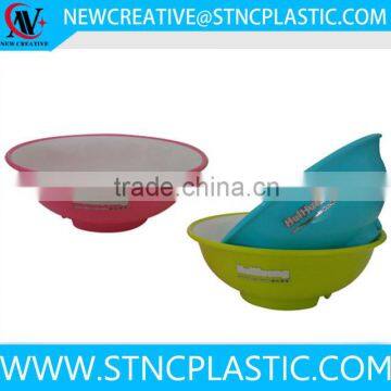 Durable Plastic Brightly Coloured Calibowl Cali Stack Rigid cereal bowls