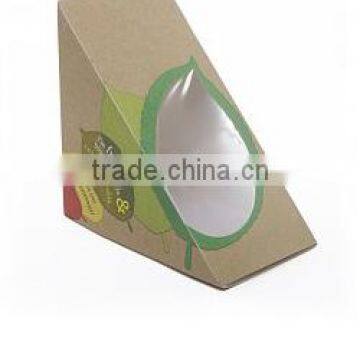 Window sandwich/cake packing boxes / sandwich wedges