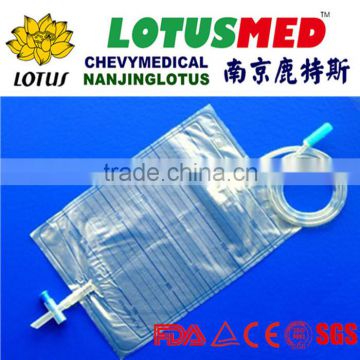 Disposable Pvc Sterile Urine Bag(double Valve)