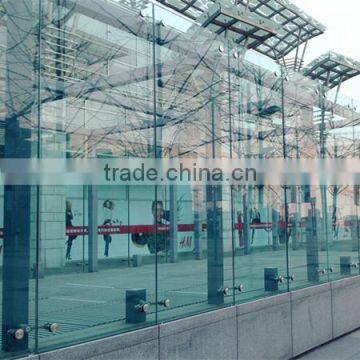 Double Tempered Laminated Spider Curtain Wall Glass