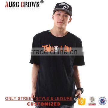 Pure Black T Shirt Made in China With Cheap Price