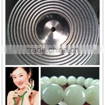 Electroplated diamond grinding plate for jade bead