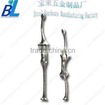 Unique metal bone shaped home decoration