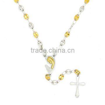 jewish rosary catholic necklace christian virgin mary stainless steel rosarios catholic prayer bead beads for rosary making